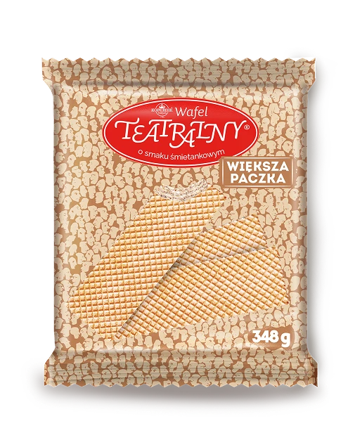 Wafel Teatralny o smaku śmietankowym